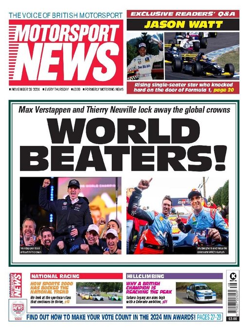 Title details for Motorsport News by Kelsey Publishing Ltd - Available